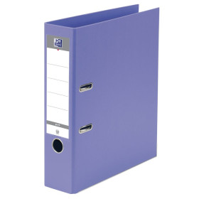 CLASSEUR A LEVIER OXFORD SMART A4 DOS 80MM 2 ANNEAUX PP/PP VIOLET
