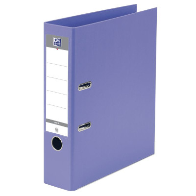 CLASSEUR A LEVIER OXFORD SMART A4 DOS 80MM 2 ANNEAUX PP/PP VIOLET