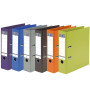 CLASSEUR A LEVIER OXFORD SMART A4 DOS 80MM 2 ANNEAUX PP/PP ASSORTI