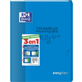 CAHIER DE TP OXFORD EASYBOOK AGRAFE 240x320 80P OPTIK P. SEYES/UNI POLYPRO ASSOR
