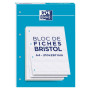 BLOC BRISTOL OXFORD 210x297 30 FICHES PERFOREES Q5/5 BLANC