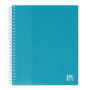 PROTEGE-DOCS SPIRAL OXFORD SCHOOL LIFE A5 40 POCH PP TRANSLU BLEU