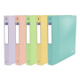 CLASSEUR OXFORD SCHOOL LIFE A4+ D40 4AN ROND ASSORTI PASTEL