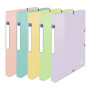 BOITE OXFORD SCHOOL LIFE 24X32 D25 PP OPAQUE ASSORTI PASTEL