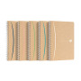CAHIER OXFORD TOUAREG INTEGRALE 148x210 180P RECYCLE SEYES+TAG ASSORTI