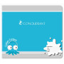 CAHIER CONQUERANT 7 AGRAFE PAYSAGE 170x147 24P UNI 70G ASSORTI