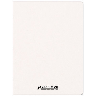 CAHIER CONQUERANT CLASSIQUE AGRAFE 240x320 96P 90G SEYES 90G PERSONNALISABLE