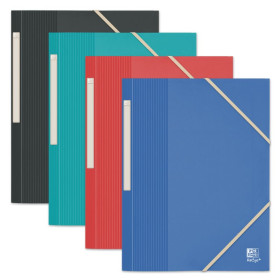 CHEMISE ELAST OXFORD SCHOOL LIFE RECYCLE A4 PP OPAQUE ASSORTI