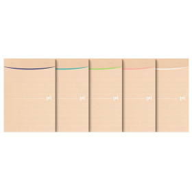 BLOC OXFORD TOUAREG AGRAFE 148x210 160P Q5/5 RECYCLE ASSORTI
