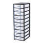 TOUR RANGEMENT SUNDIS ORGAMIX 10 TIROIRS PP NOIR