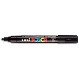 Uniball Posca Marqueur peinture encre noire à pigmentation et base eau pointe mo