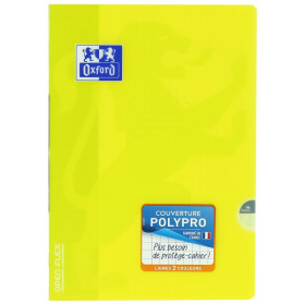 CAHIER OXFORD OPENFLEX AGRAFE 210x297 96P OPTIK P. SEYES POLYPRO ASSORTI