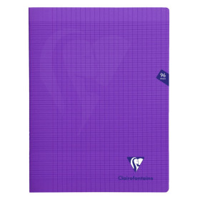 Mimesys cahier piqué polypro 24x32cm 96p séyès coloris assortis