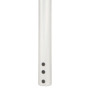 Manche aluminium anodisé D23 - 3 trous - 140cm