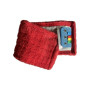 FRANGE MICROFIBRE ROUGE + œillets 3 +L+P - 40 CM