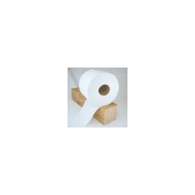 Lot de 6 rouleaux de papier hygiennique ouate blanc recyclé ECOLABEL