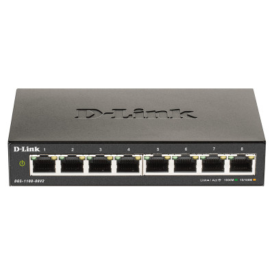 Commutateur Ethernet D-Link 10 100 1000Base-T DGS-1100-08V2 8 Ports Gérable - 2