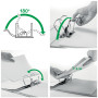 Classeur à levier Urban Chic Active 180° -82 mm - Polyfoam - 75 mm - Assortis -