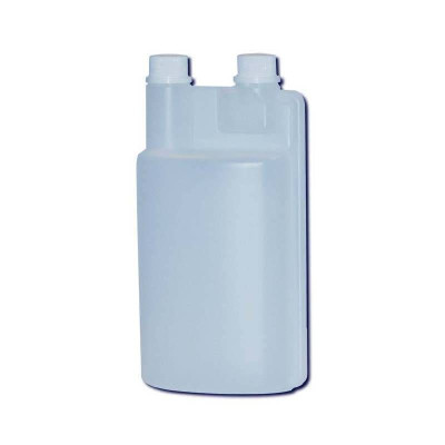 Flacon doseur à double goulots - 1L / 10-50mL