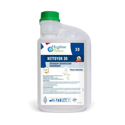 NETTOYOR 3D FLEURS BLANCHES - 1L doseur