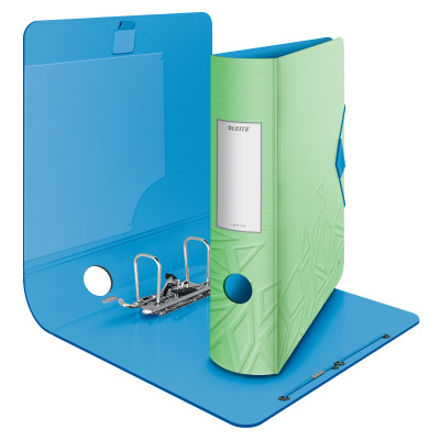 Classeur à levier Urban Chic Active 180° -82 mm - Polyfoam - Vert - Leitz