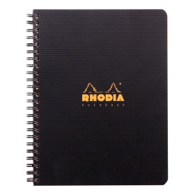 Notebook Rhodiactive 90 g, reliure intégrale A5+ 160 pages ligné avec marge et c