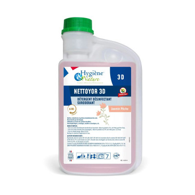 NETTOYOR 3D JASMIN-PECHE - 1L doseur