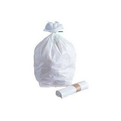 50 Sacs à déchets blanc 10µ 20L - HD avec liens