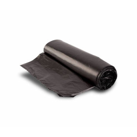20 Sacs à déchets noir 44µ 130L - BD renforcé