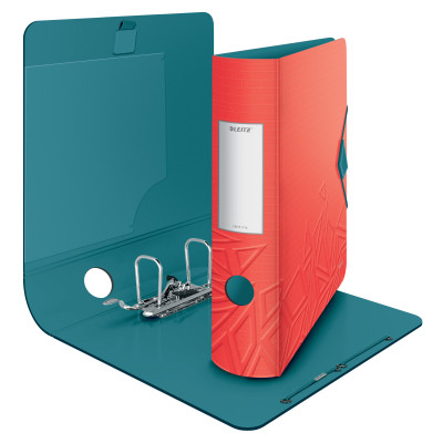 Classeur à levier Urban Chic Active 180° -82 mm - Polyfoam - Rouge - Leitz