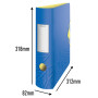 Classeur à levier Urban Chic Active 180° -82 mm - Polyfoam - Bleu - Leitz