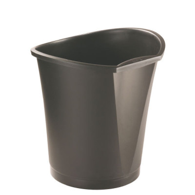 Corbeille à papier Intego 15L - Noir - Esselte