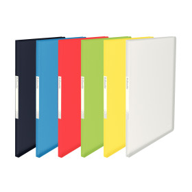 Reliure protège-documents Vivida- PP- 80 vues - Assortis - Esselte