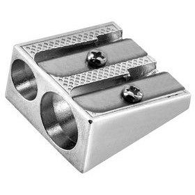 Taille-crayons duo aluminium 2 usages vrac