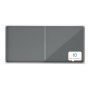 Vitrine d'affichage en feutre Premium Plus 27xA4 - Gris - Nobo