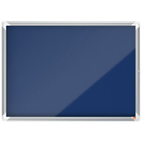 Vitrine d'affichage en feutre Premium Plus 8xA4 - Bleu - Nobo