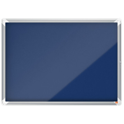 Vitrine d'affichage en feutre Premium Plus 8xA4 - Bleu - Nobo