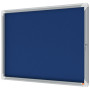 Vitrine d'affichage en feutre Premium Plus 8xA4 - Bleu - Nobo
