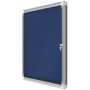 Vitrine d'affichage en feutre Premium Plus 8xA4 - Bleu - Nobo