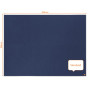 Tableau d'affichage en feutre Impression Pro 1200x900 mm - Bleu - Nobo