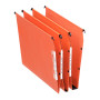 Dossier suspendu latéral armoire Dual- fond 50- boîte de 25 - Orange - Esselte