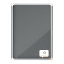 Vitrine d'affichage en feutre Premium Plus 9xA4 - Gris - Nobo