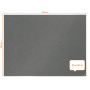 Tableau d'affichage en feutre Impression Pro 1200x900 mm - Gris - Nobo