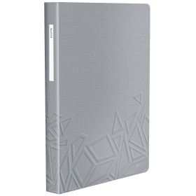 Reliure protège-documents Urban Chic- 80 pochettes - Gris - Leitz