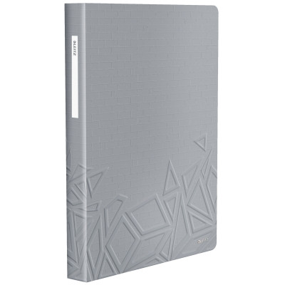 Reliure protège-documents Urban Chic- 80 pochettes - Gris - Leitz