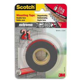 Scotch ruban fixation fort 19mmx1,5m w0524