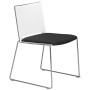 ACCESSOIRES LOT 2 CHAISES FLORA BL/NOIR 1c