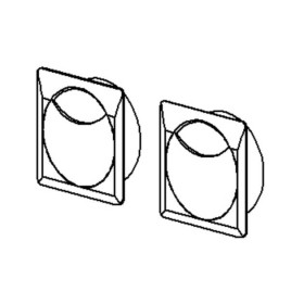 ACCESSOIRES OPTION 2 PASSE CABLES ZAMAK NR 1c