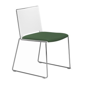 ACCESSOIRES CHAISE FLORA BLC/VERT FOREST 1c