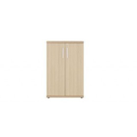 BRABANT CHENE NATUREL RANGEMENT MI HAUT 2 PORTES 2c